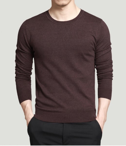 Premium quality fashional long sleeve black t shirt