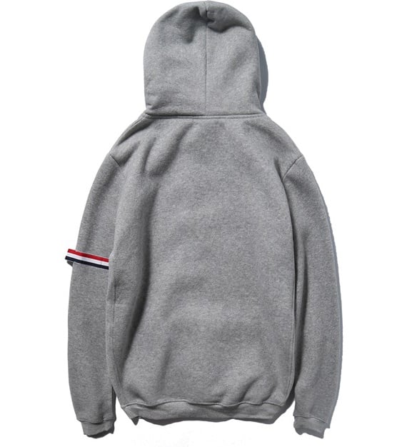 back of custom printed hoodies